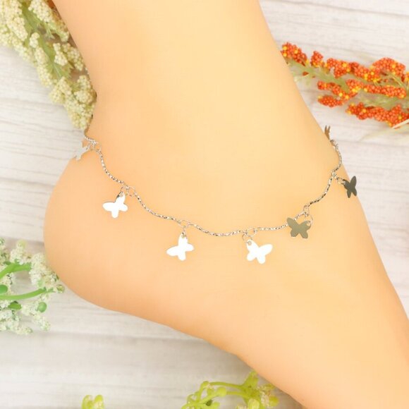 "Handmade Anklet – Elegant & Delicate Jewelry for Women | UNVRC1079 - Picture 1 of 10